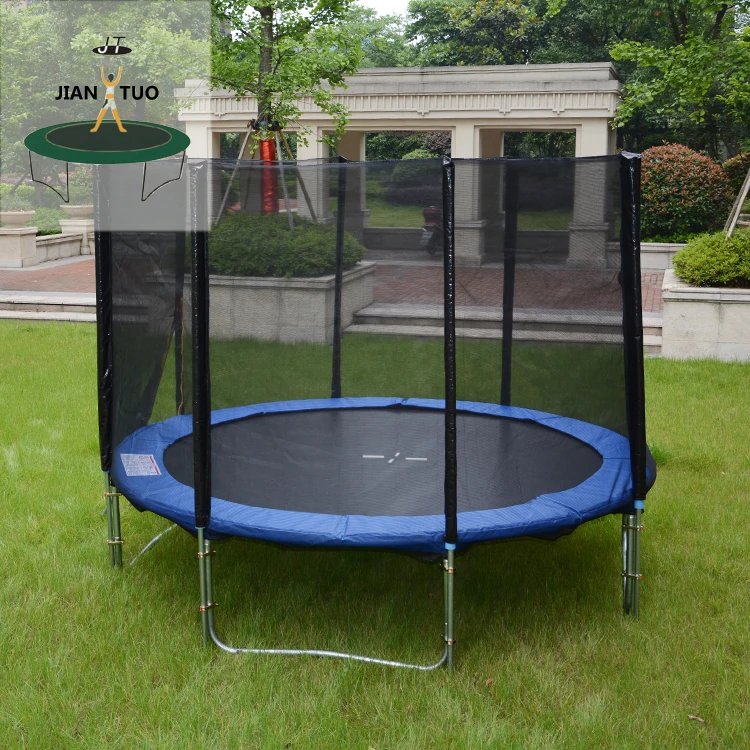 JianTuo 10FT Gymnastic Outdoor Round Trampoline With Safety Enclosure Manufacturer & Exporter