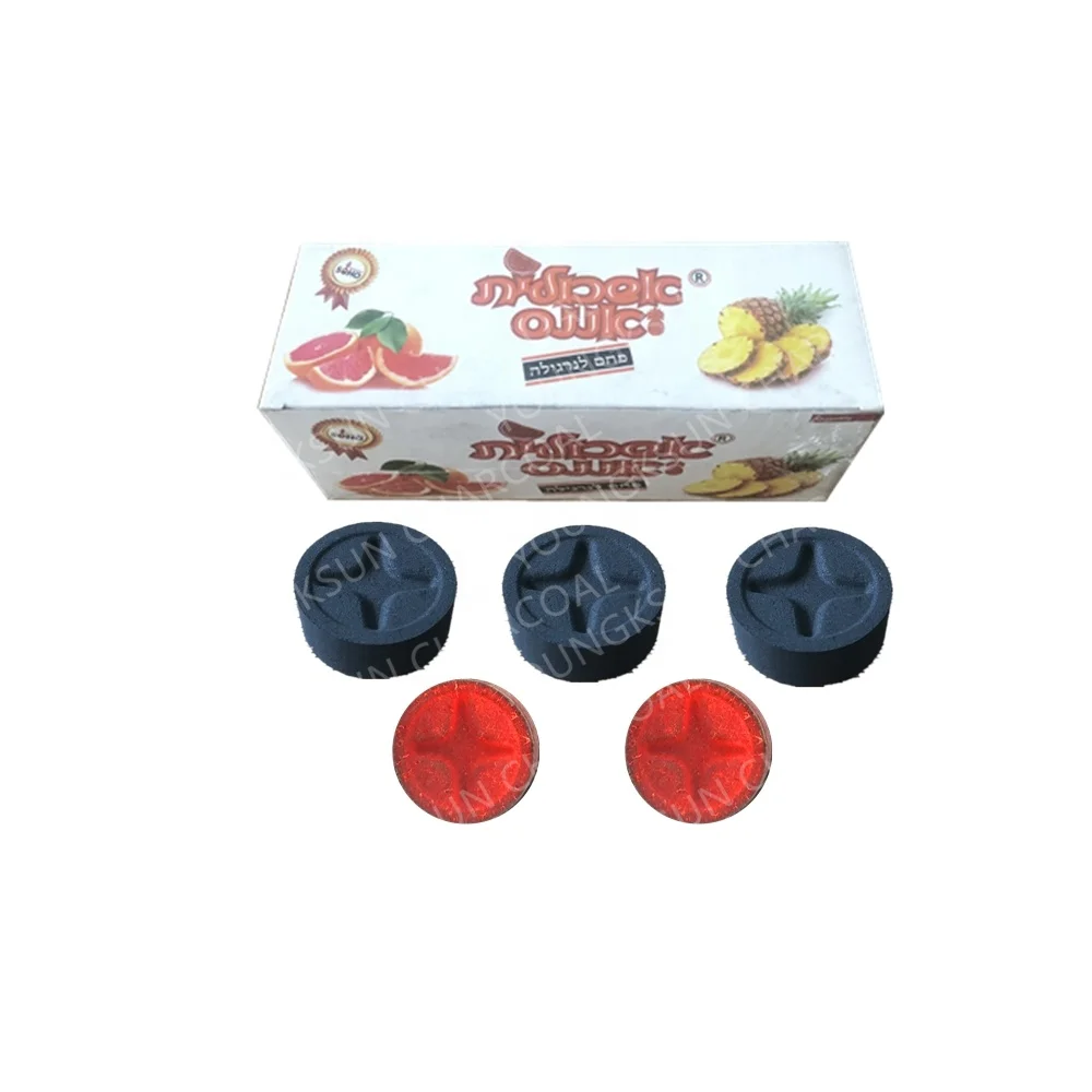 YKS 35 мм чистые фрукты древесина звезда печать Кальян Благовония древесный уголь