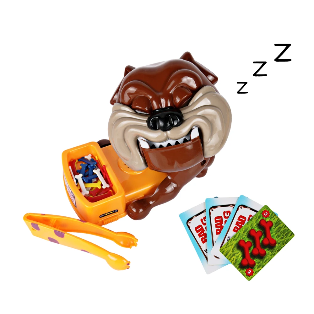 Funny interesting interactive bite toys beware of the bad dog board game for kids