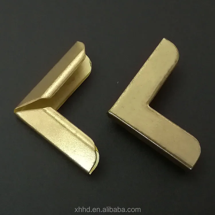 Factory supply antique bronze decorative metal corner for photo frame book handbag box