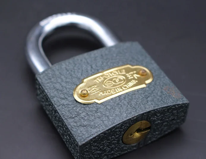 
Customized high quality long short shackle heavy duty 361-367 grey color paint iron padlock grey iron padlock 