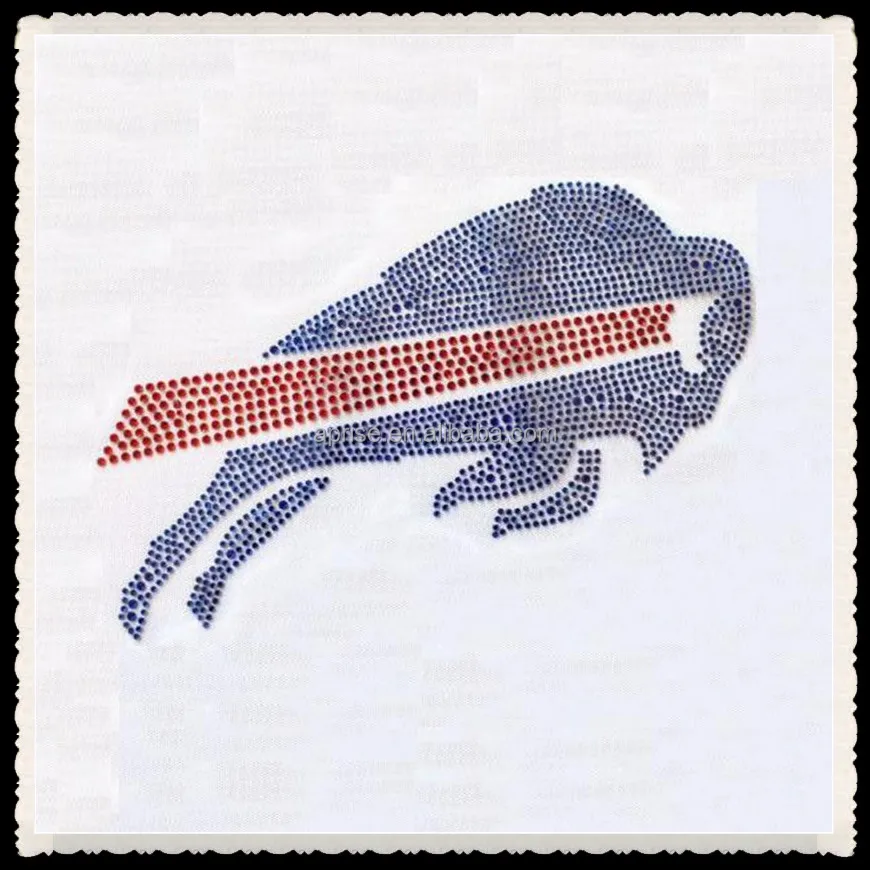 Aprise - Buffalo Bills football hotfix Rhinestone Iron On Transfer