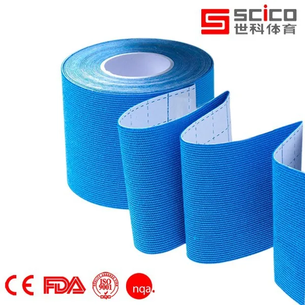 Waterproof Trending Synthetic Sports Kinesiology Tape for Athletes Muscle Recovery 0.52mm-0.59mm 110g/㎡ CN;ZHE KT01-2 96g/㎡