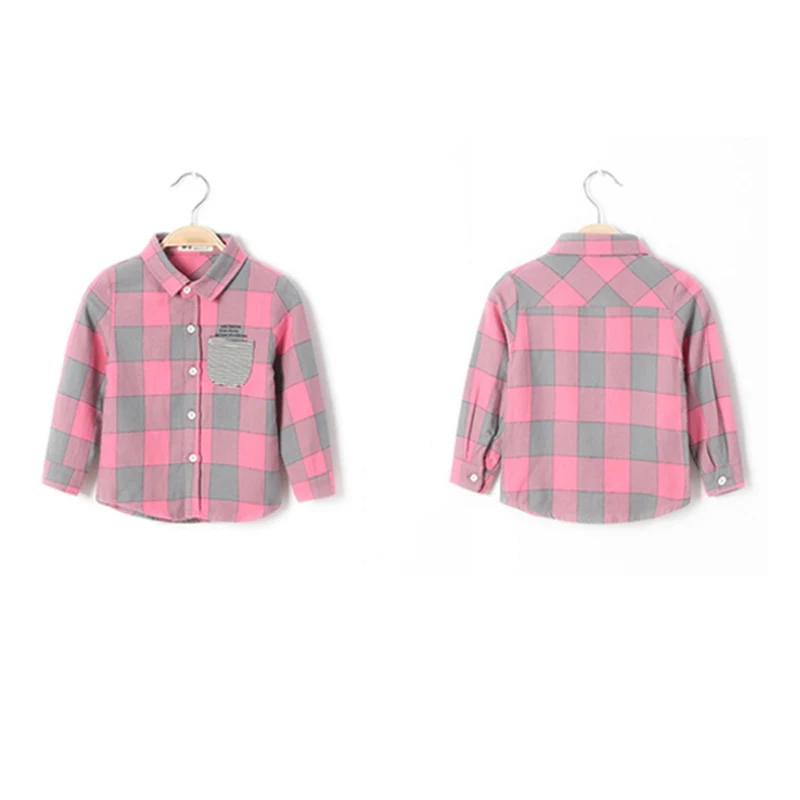 
children clothing little kids plaid dress boys fashion shirt 
