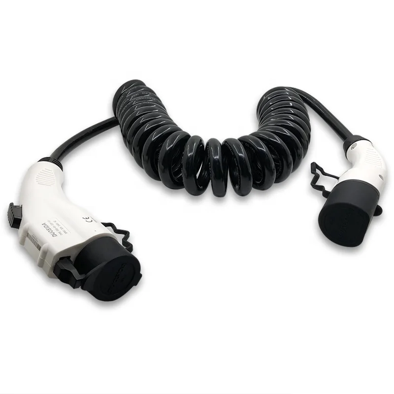 3.5KW 7KW type 1 to type 2 ev charging cable for Us car