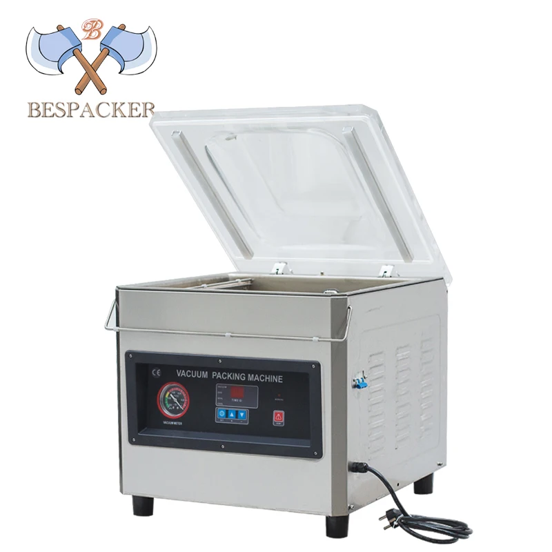 dz400 automatic fish chicken vacuum packing machine