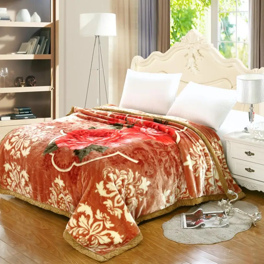 4 Pcs Set 100% Polyester Blanket & Bedcover Bedding &Pillow Blanket Factory