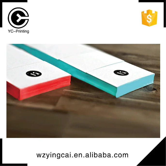 
Funny business christmas hologram color edge screen printing business cards 