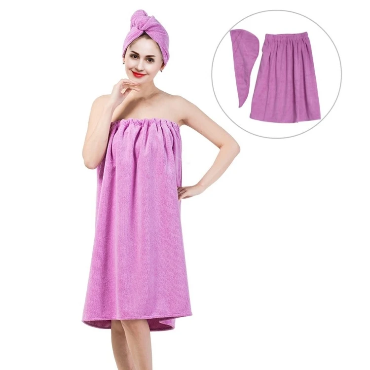 Amazon hot sale high absorbent quick drying microfiber spa shower bath towel wrap around skirt hotel bath towel wholesale