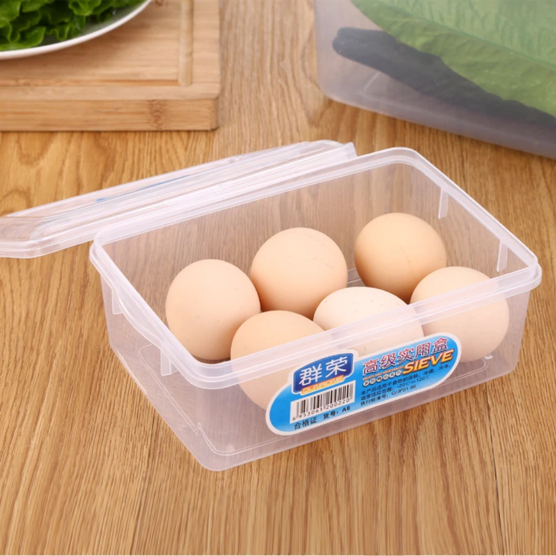 Customized Multifunction Clear Food Fresh Hermetic Containers Kitchen Food Plastic Storage Box