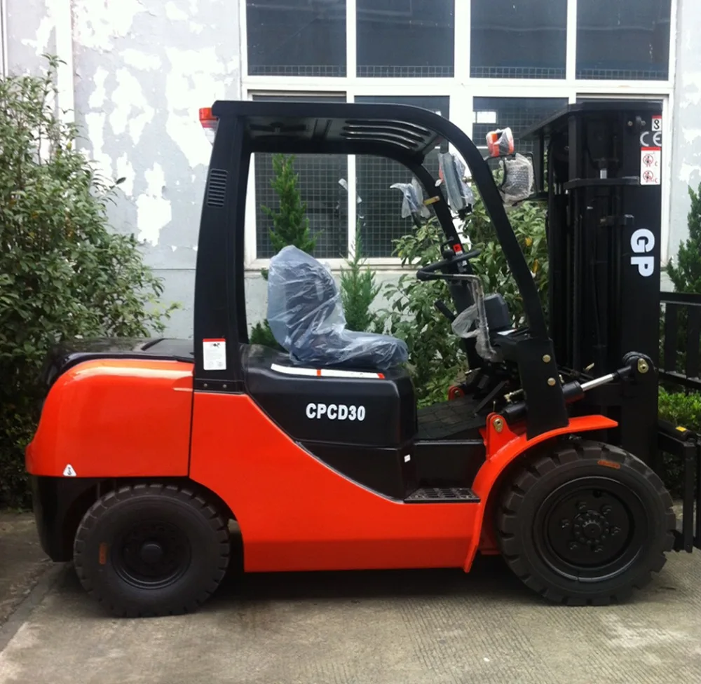 3 ton diesel forklift hydraulic forklift with spare parts for free CPCD30