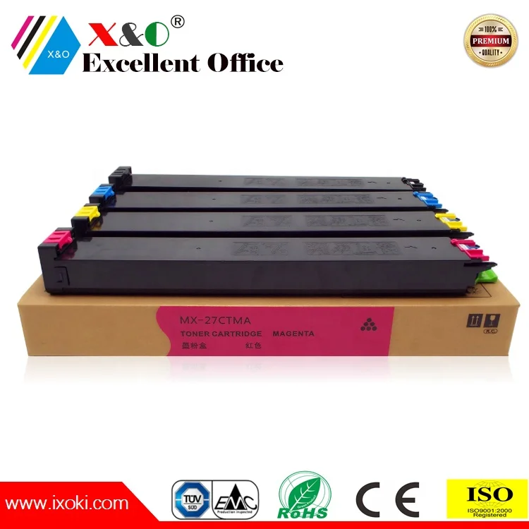 X&O Premium MX-27 MX-27GTBA MX-27NTBA MX-27FTBA MX-27ATBA Toner Cartridge for Sharp MX-2000L/2300N/2700N/3500N/3501N/4500N/4501N