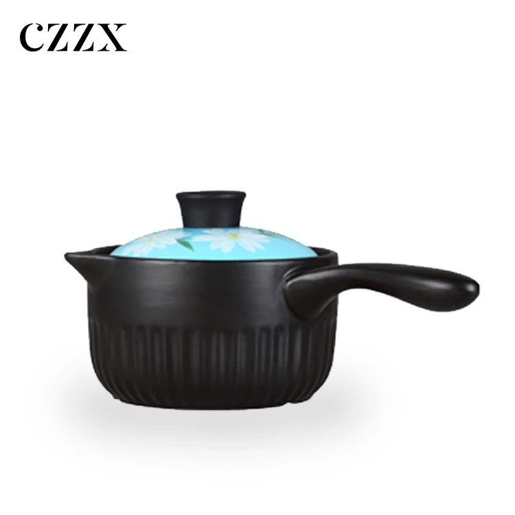 Cheap Bulk Cookware Kitchen Mini Ceramic Casserole Cooking Pot Food Warmer Set For Home Use