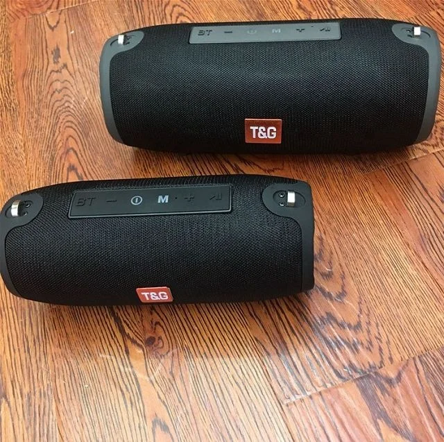 TG118 Hot Sale  outdoor music mini War Drum portable fm fabric wireless speaker with carring