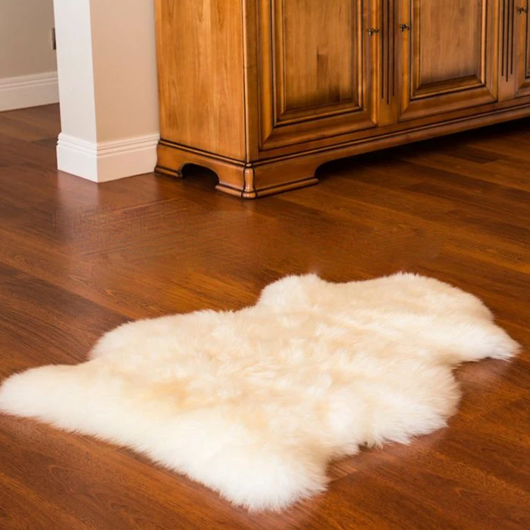 china manufacturer no stimulation genuine sheepskin rug