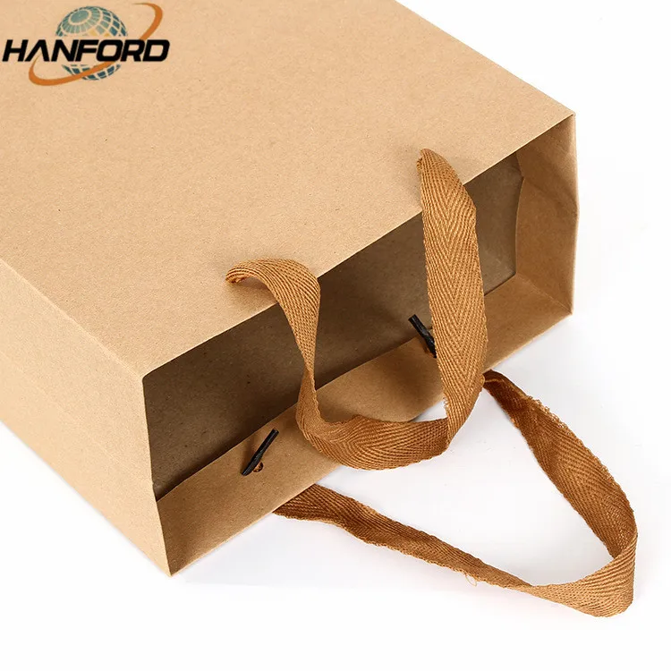 Custom Logo Printed Wholesale Multi-functional Environmental Protection Kraft Bag Clothing Shopping Packaging Gift Paper Bags