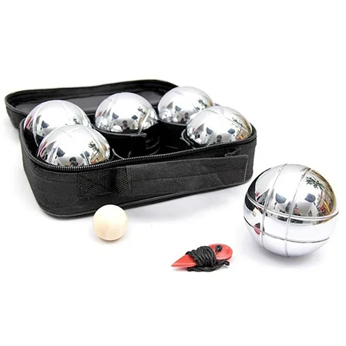 boules set colourful resin bocce ball,6 balls petanque 72-73mm Lawn resin bocce ball