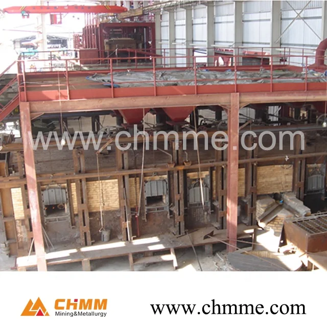 5,000tpa copper scrap reverberatory furnace