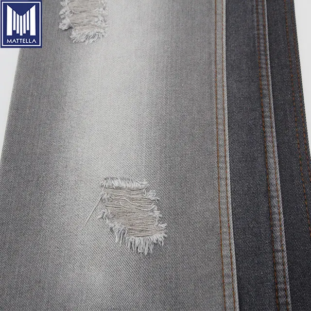 226G non stretch 11.5oz 75% cotton 25% polyester blended TC slub denim fabric for men jeans jackets