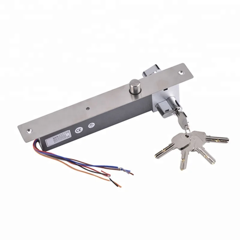 NO/NC Wooden Door Metal Door Electric bolt lock Mortise Lock Cylinder