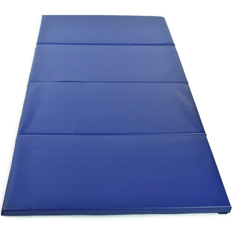 Extra thick tumbling exercise martcial arts folding gymnastics mat with handles