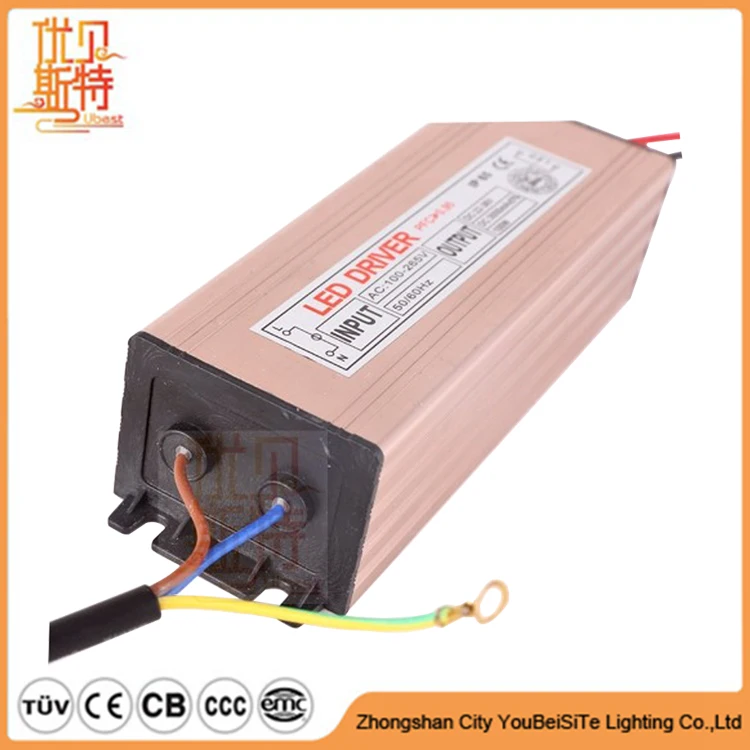 100W Constant Current Led Driver 3000MA, SMD IC waterproof electronic led driver