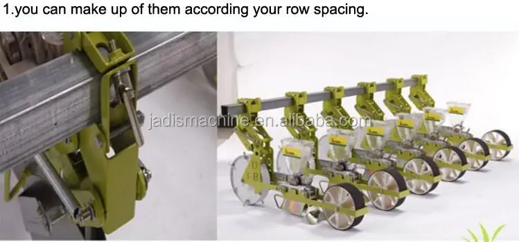 tractor trailed 6 row vegetable seeder carrot onion planting machine