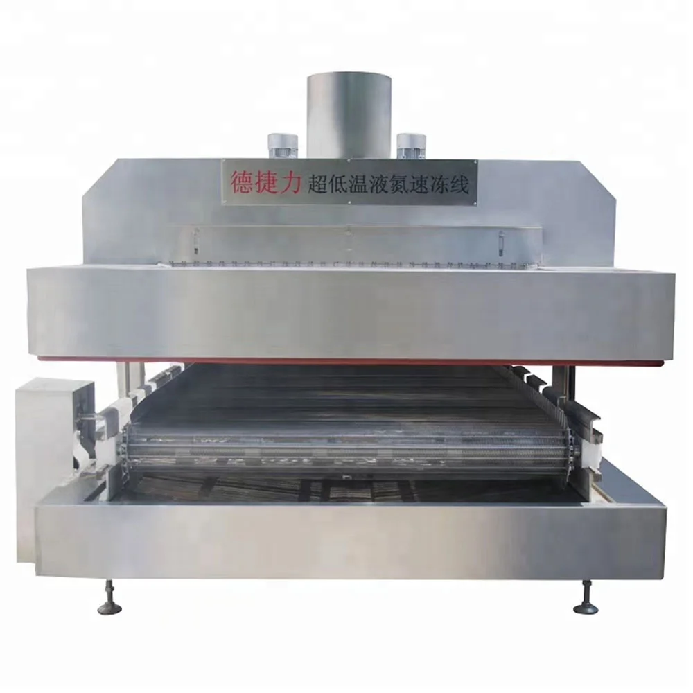 liquid nitrogen iqf tunnel freezer Quick Freezing Machine/Quick Freezing Tunnel