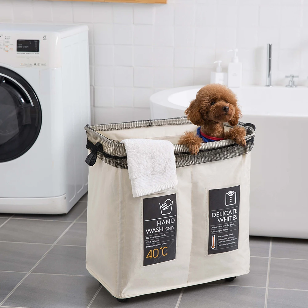 600D Polyester Unique Design Alternative Laundry Basket For Hotel Clothes Storage