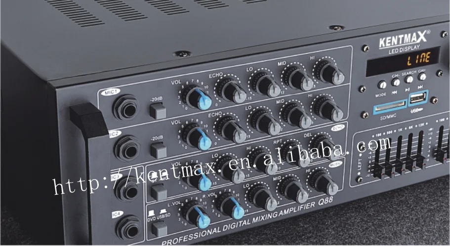 plate amplifier Super Bass Mini Hi-Fi Stereo Power Amplifier for KTV karaoke usb audio speaker