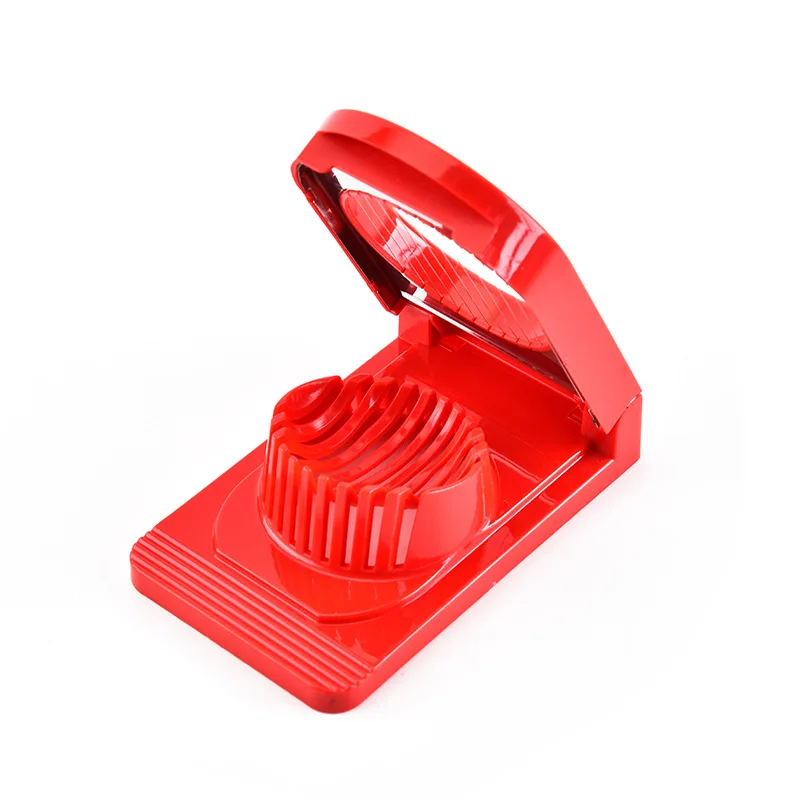 Оптовая продажа с завода 2 в 1 пластиковый слайсер для яиц из нержавеющей стали