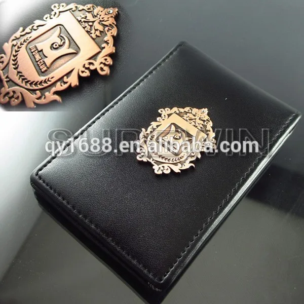 2015 горячая распродажа приятный дизайн античное золото высокое качество металлический значок для кошелька