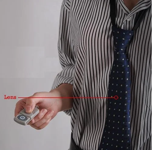 
Neckties 1080p Hidden 16GB spy tie Camera Mini Camcorder audio video recorder mini hidden camera with remote control DVR 
