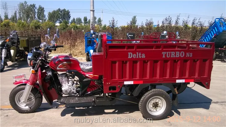 dump semi trailer small dumper open type gasoline cargo tricycle