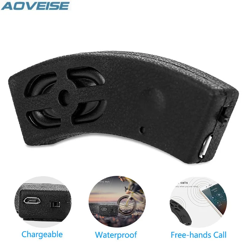 AOVEISE AV110 motorcycle accessories mini portable helmet mp3 player wireless BT speaker
