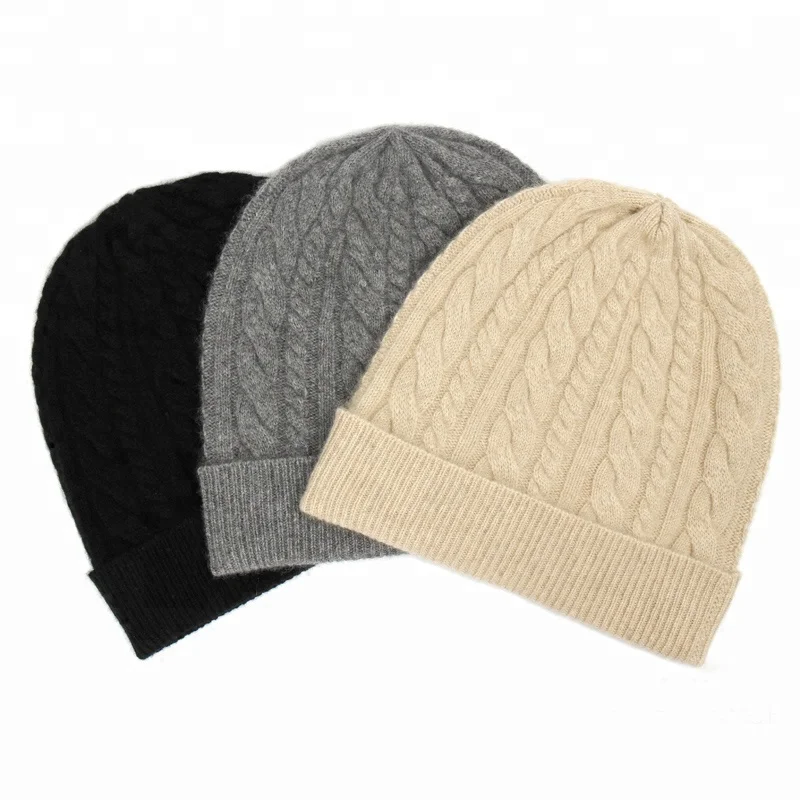 Модная теплая зимняя женская шапка однотонные шерстяные шапки вязаные зимние для мужчин и