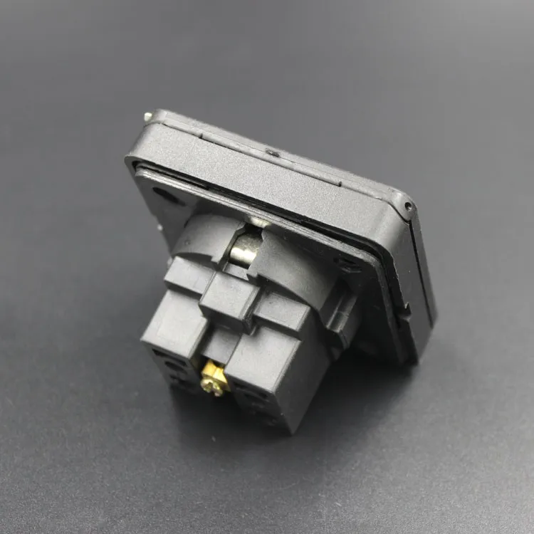 60*60mm waterproof floor socket/ waterproof plug and socket with 2 pin