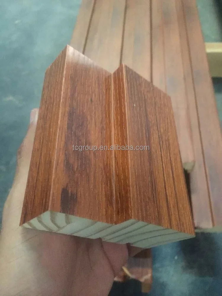 Full Functional Wood WPC UPVC Window Door Frame Wrapping Machine