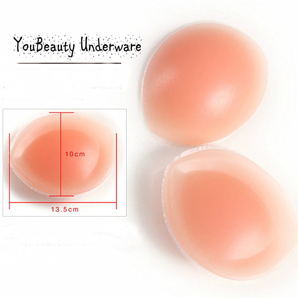 Hot selling silicone nipple bra inserts silicone push-up breast pad for women