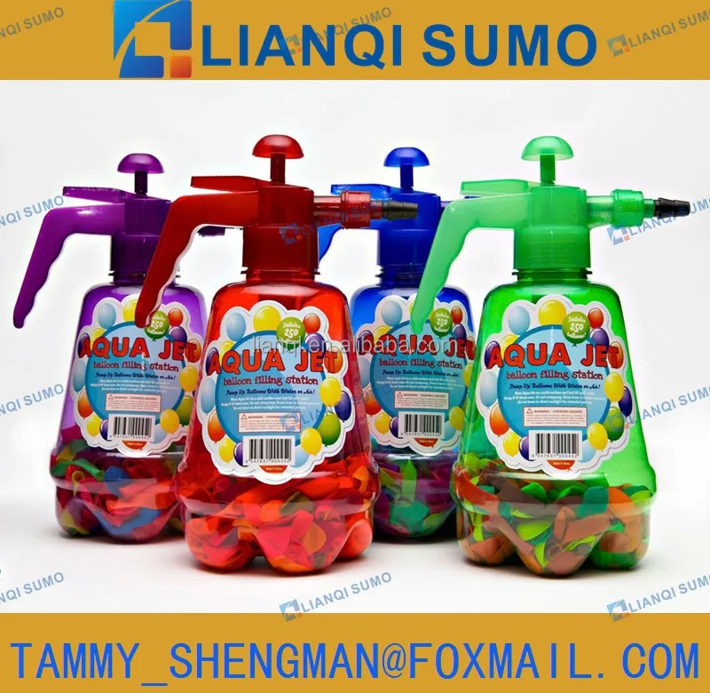 WATER BOMB TERM SET W/72 PCS WATER BALLOONS and 2PCS SIMPLE WATER BALLOON TYING TOO /2PCS QUICK-FILL LOADER
