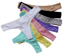 XL XXL XXXL Promotion Cotton Seamless Thong Underwear Women G-String Sexy Crotchless Panties Lingerie Intimate Tanga Calcinha
