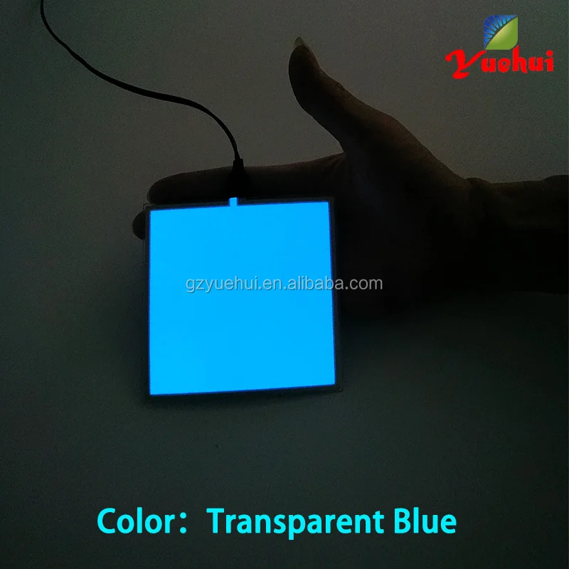 6 Colors Choice 10*10cm EL Panel with DC-5V Steady on Inverter EL Backlight EL Sheet Cuttable Car Flashing Panel Tape