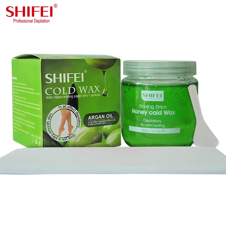 Organic 100% natural sugaring paste hair removal cold wax with depilatory paper