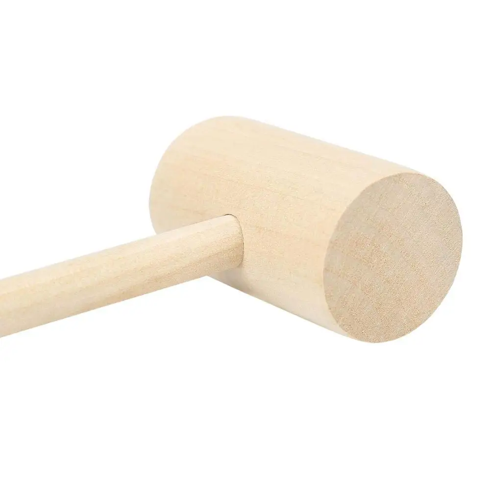 Factory Wholesale  durable natural small solid wooden crab mallet