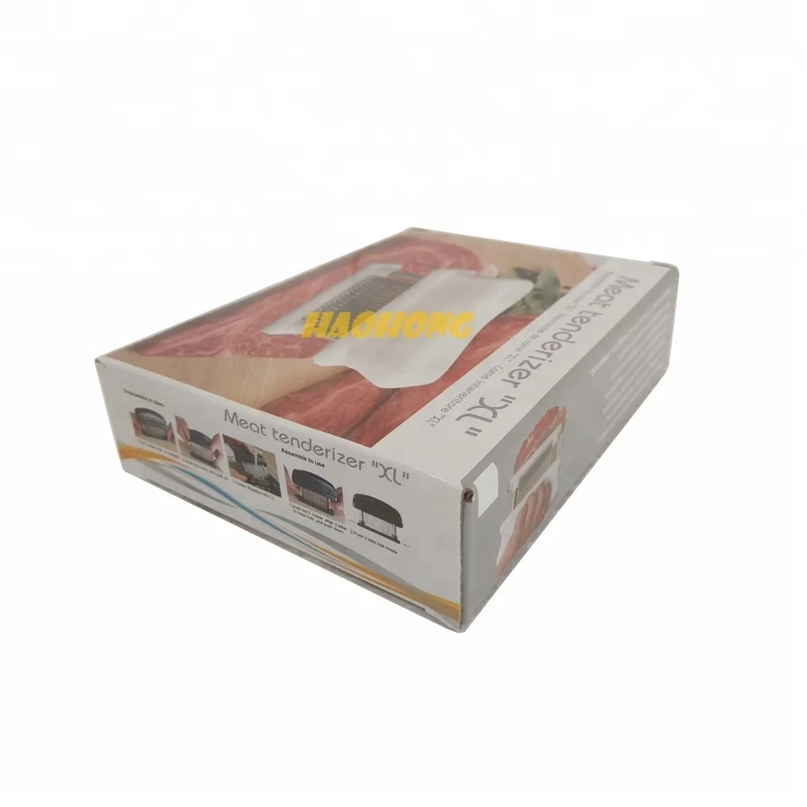 high-quality HHCMX-096 stainless steel steak needle tender meat needle 48 blades meat tenderizer