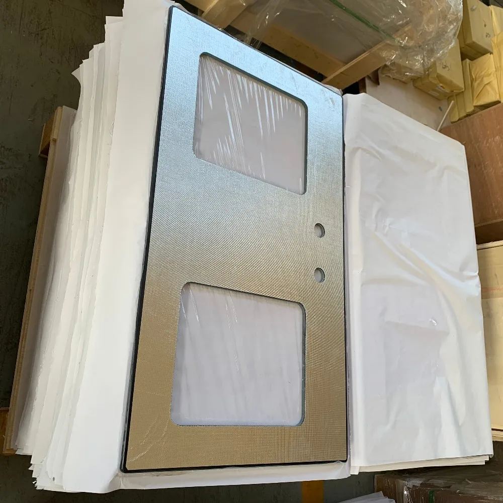 
8mm black color gas stove tempered glass 