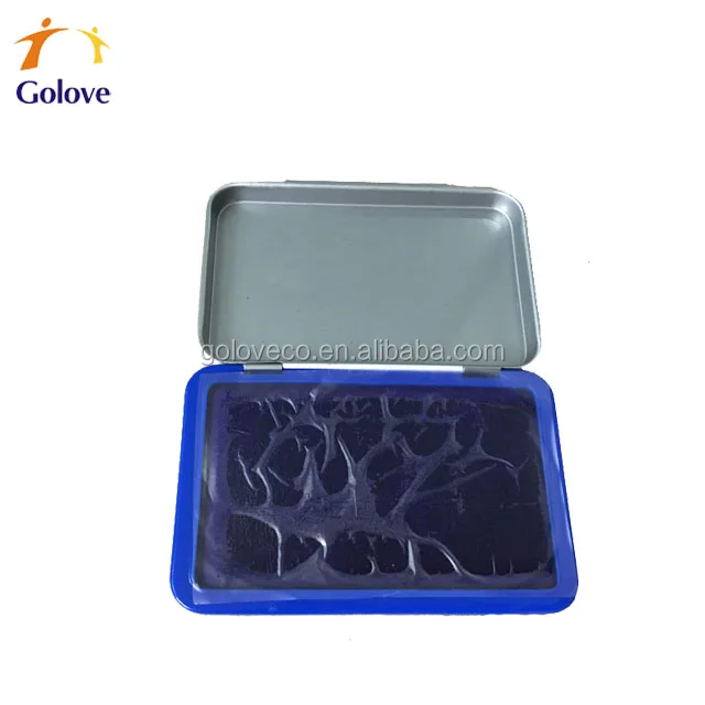 Blue color voting stamp pad  for Tanzania election