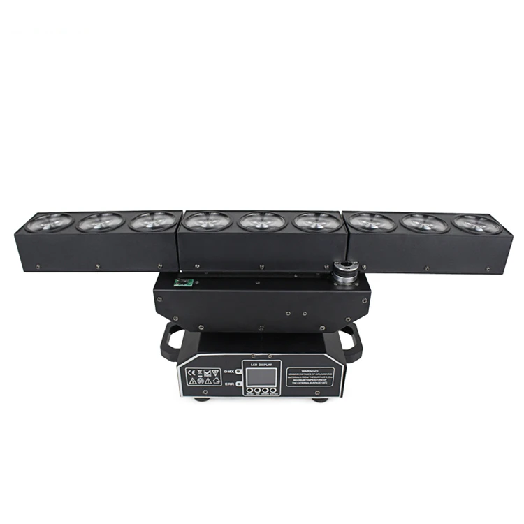 
2019 New 9*10W RGBW 4in1 LED Deformable DJ Lighting Moving Head 