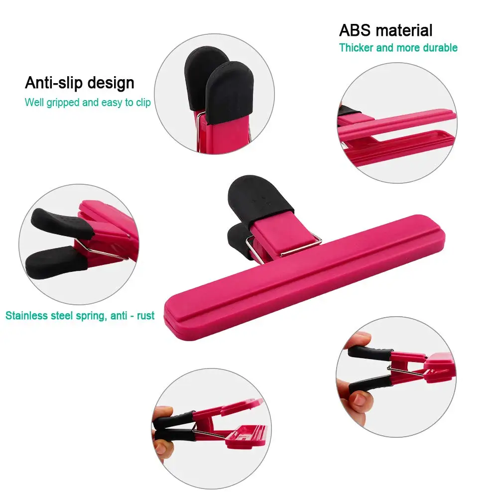 Bag Chip Fresh Food Clips Photo File Clamps