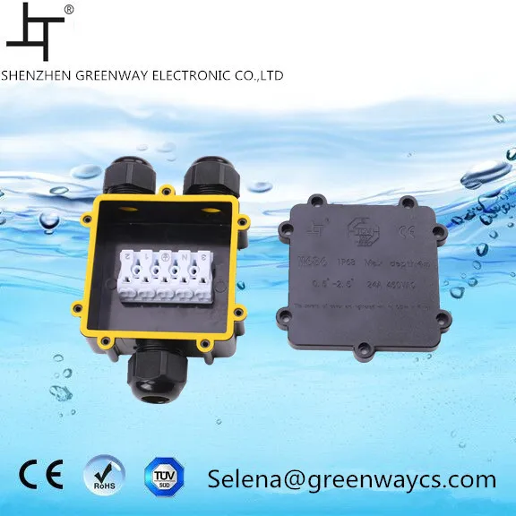 Greenway M686-4 Europe type enclosure Professional production Plastic IP68 waterproof junction box